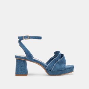 Dolce Vita Denim Heels - Worn Once